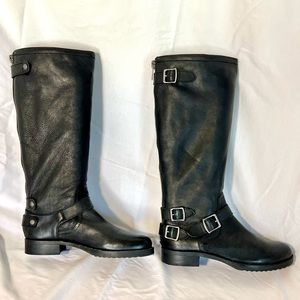 Arturo Chiang Knee High Biker Boots
